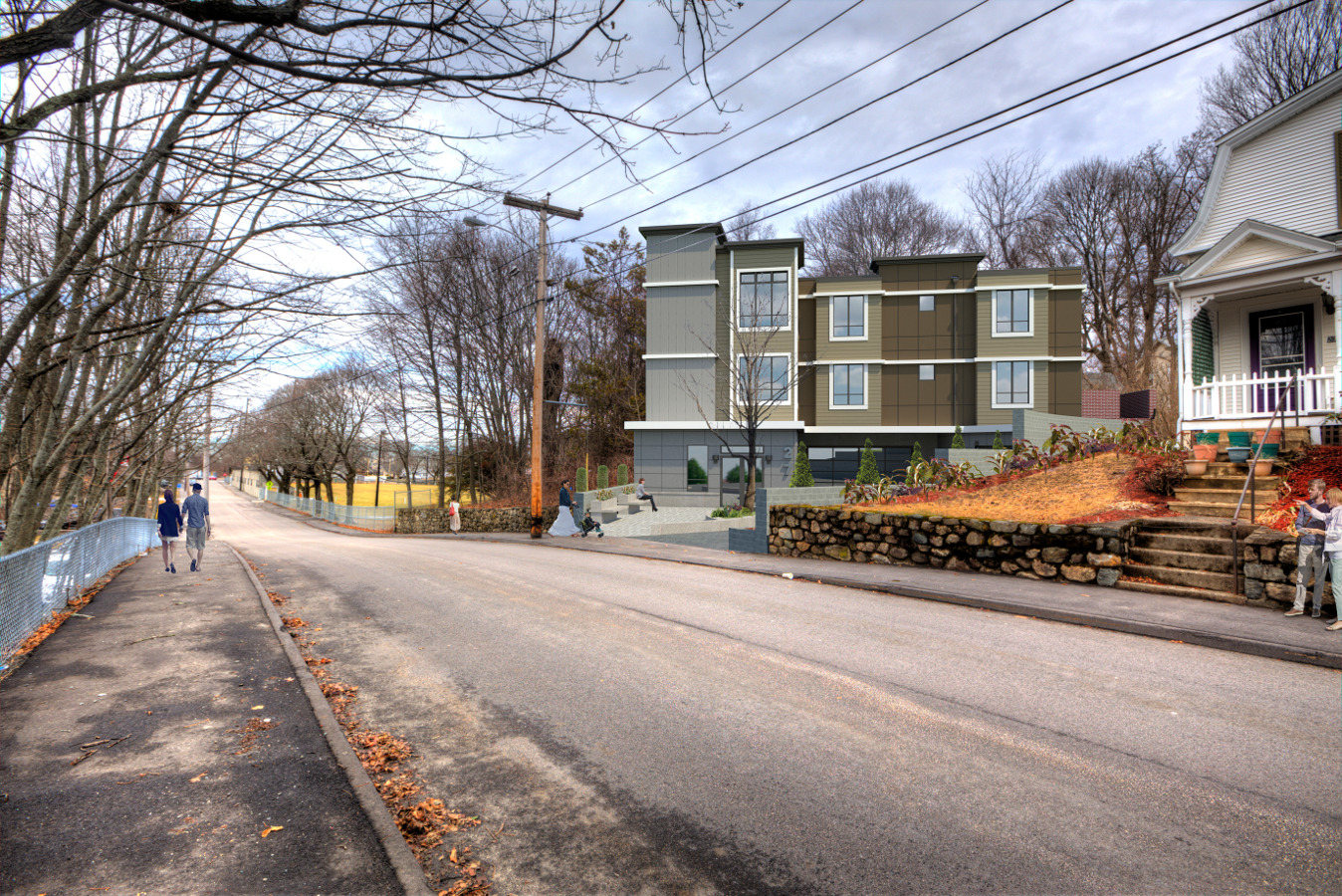 Building South View from Jefferson Street